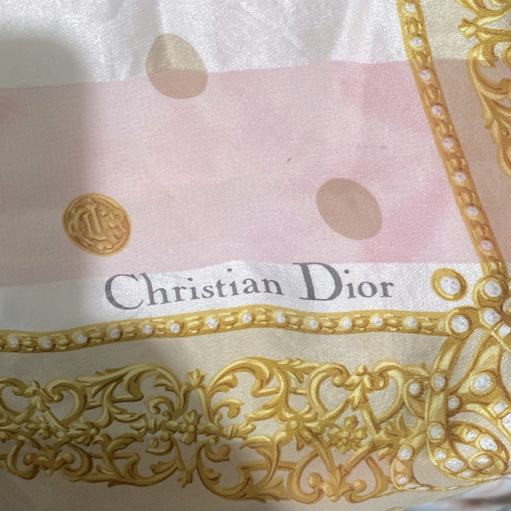 Christian Dior Authentic Silk Scarf